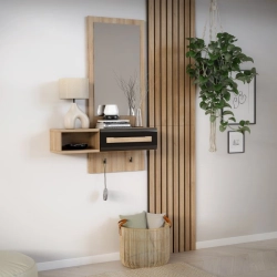 GARDEROBA Przedpokój Konsola i lustro   - Komplet